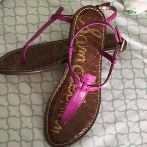 Sam Edelman fuchsia sandals